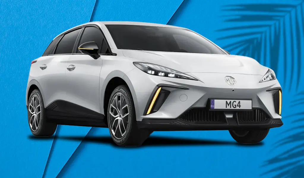 MG4 Luxury 64kWh Dover White a 21.900€, solo con MOVI GO!
