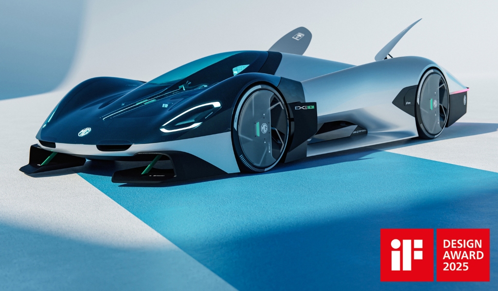 MG EXE181: il concept elettrico che conquista l’iF Design Award